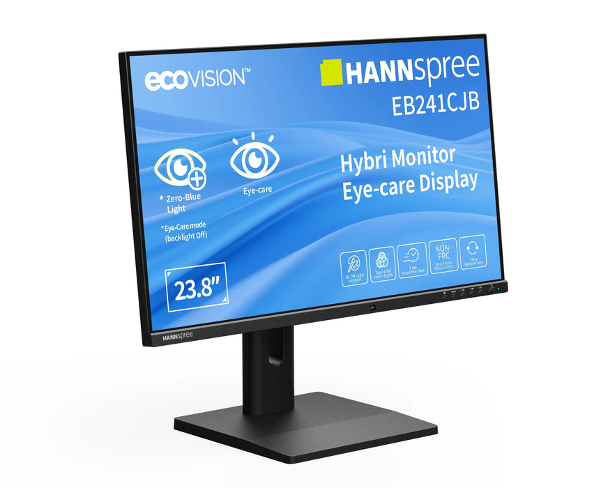 Монитор Hybri Hanspree EB241CJB - 24"inch ecoVision TN, FHD(1920x1080), 75Hz, USB-C