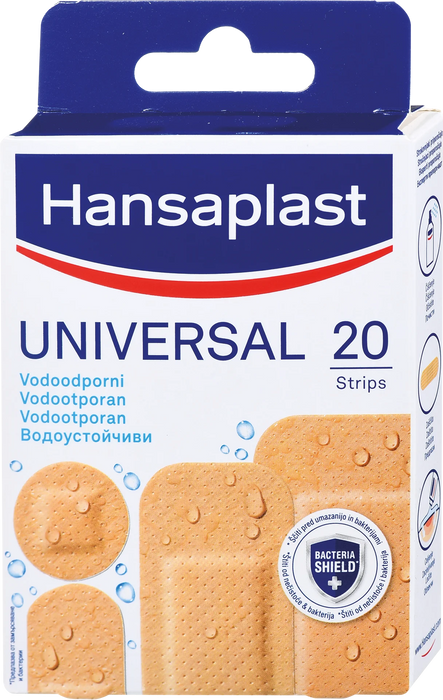 Водоустойчиви пластири Universal, 20 бр