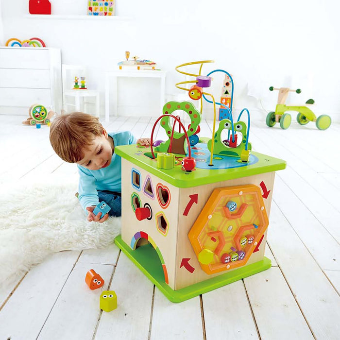 Детска игра Hape - Куб със спирала