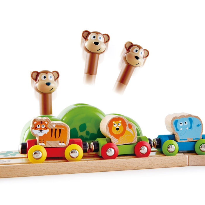 Дървена игра Hape - Железница, музикална