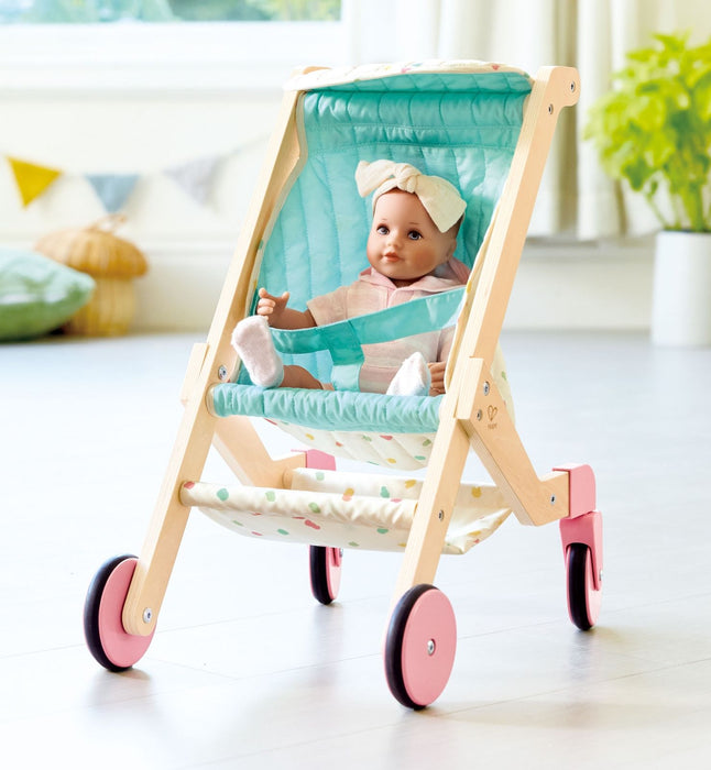 Дървена количка за кукли Hape - Sweet Walks, 2 части