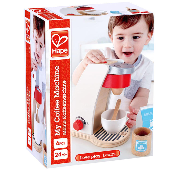 ДЕТСКИ ДЪРВЕНА КАФЕ МАШИНА HAPE