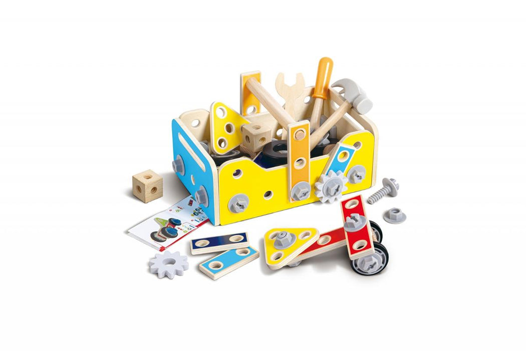 ДЕТСКА КУТИЯ С ИНСТРУМЕНТИ 83 ЧАСТИ HAPE
