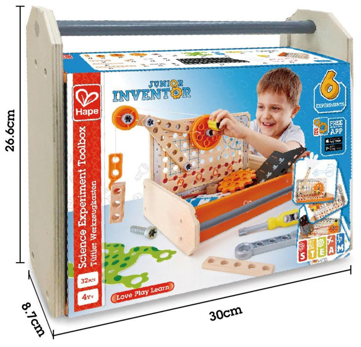 ДЕТСКА КУТИЯ С ИНСТРУМЕНТИ 32 ЧАСТИ HAPE