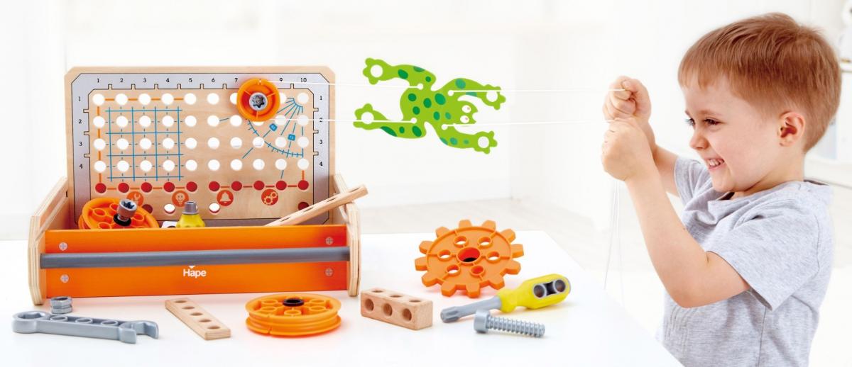 ДЕТСКА КУТИЯ С ИНСТРУМЕНТИ 32 ЧАСТИ HAPE