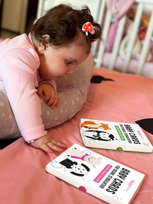 Стимулиращи карти за бебе HappyBebe - Домашни животни