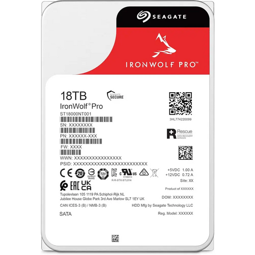 Хард диск SEAGATE IronWolf ST18000NT001 18TB 256MB Cache
