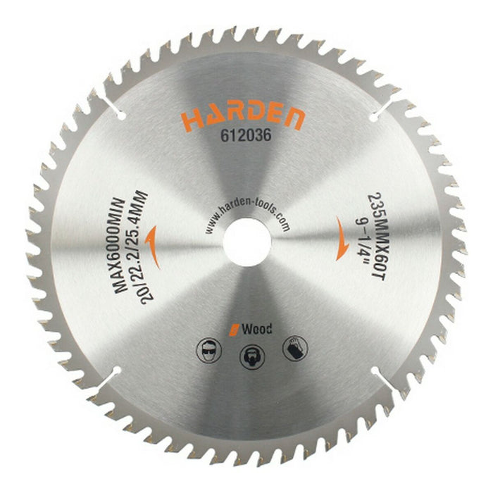 Режещ диск Harden Дървен Ø 235 x 25,4 mm