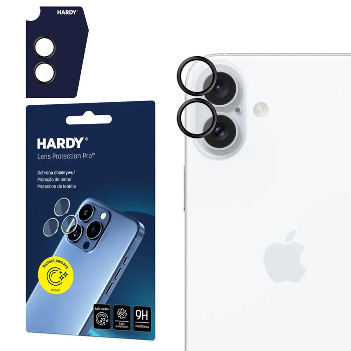 Hardy Lens Protection Pro Black Glass for Camera Objects