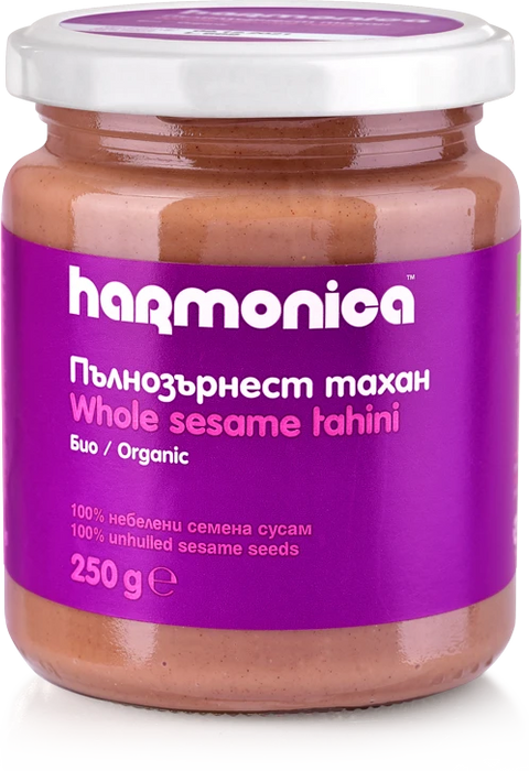 Био пълнозърнест сусамов тахан, 250 g
