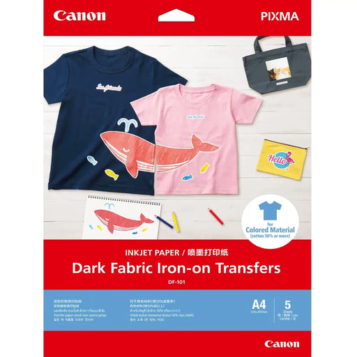 Хартия Canon Dark Fabric Iron - on Transfers A4
