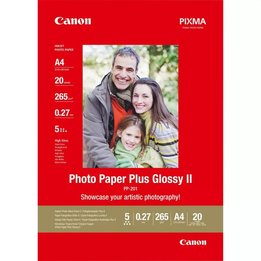 Хартия Canon Plus Glossy II PP - 201 A4 20 sheets