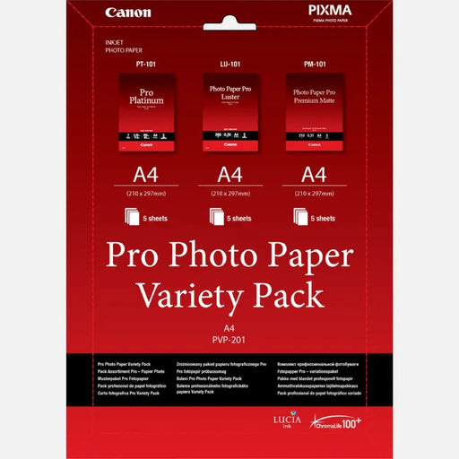 Хартия Canon Pro Photo Paper Variety Pack PVP - 201