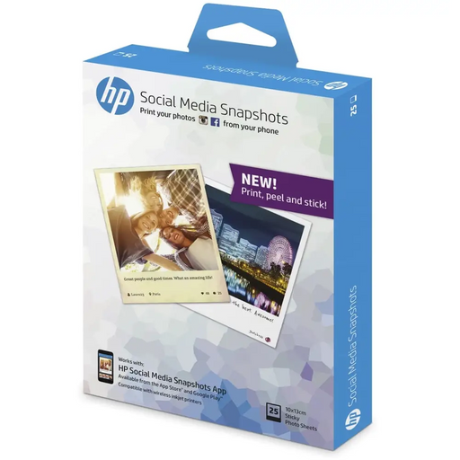 Хартия HP Social Media Snapshots 25 sheets 10x13cm