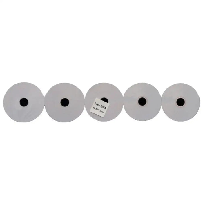 Хартиена термо ролка Ekrit 80 x 80 x 12 mm Бял 50 броя