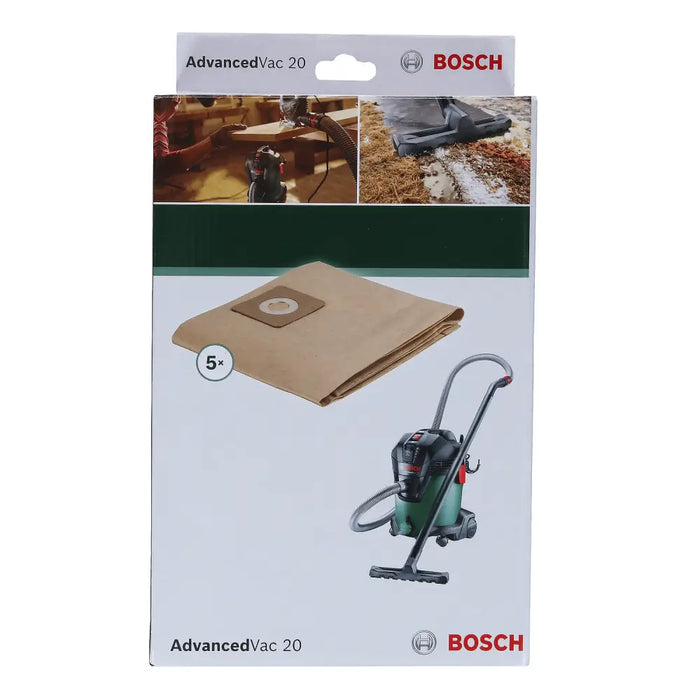 Хартиени торбички за BOSCH AdvancedVac 20 (5 бр.)