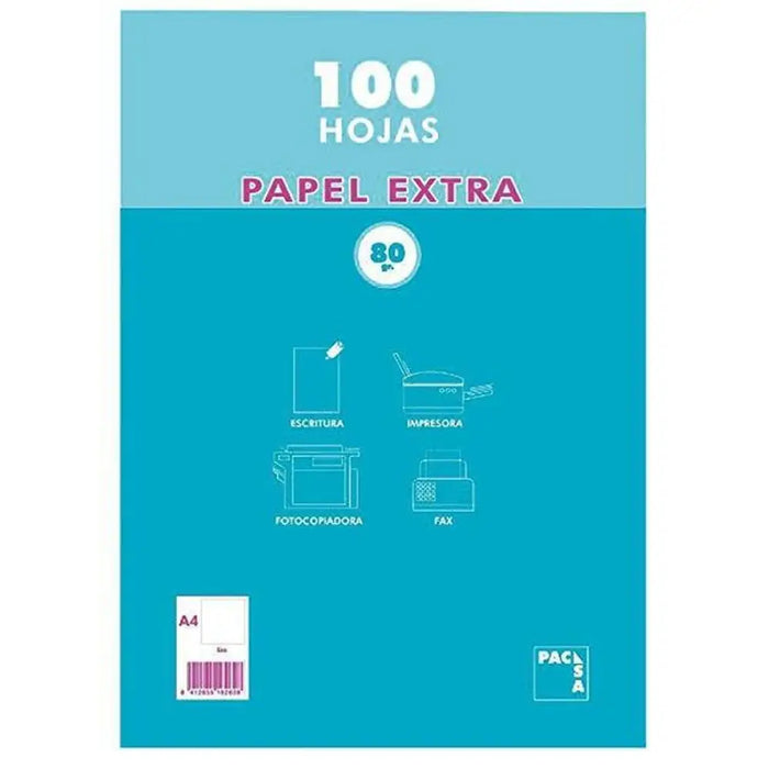 хартия Pacsa Бял A4 100 Листи (25 броя)