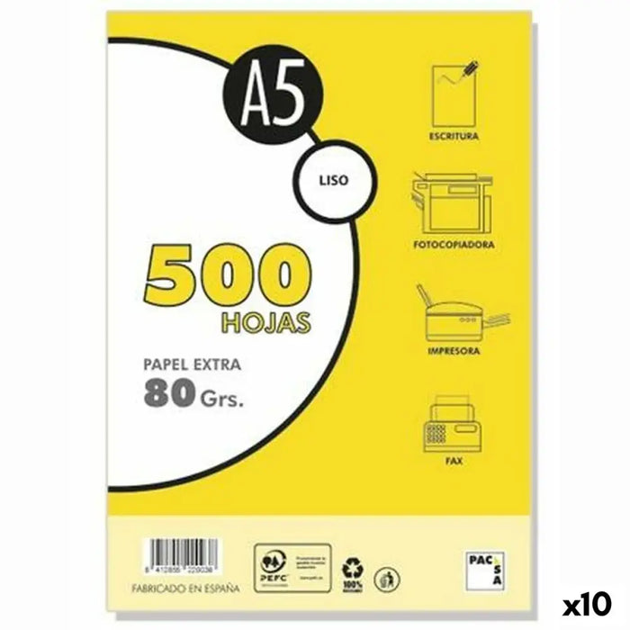 хартия Pacsa EXTRA Бял A5 500 Листи (10 броя)