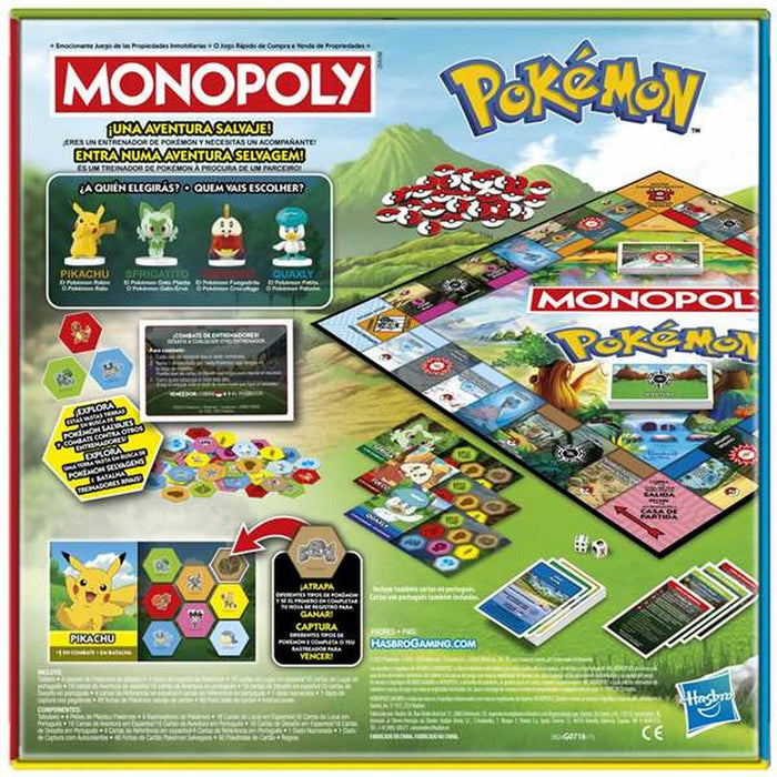 Настолна игра Hasbro Monopoly Pokemon