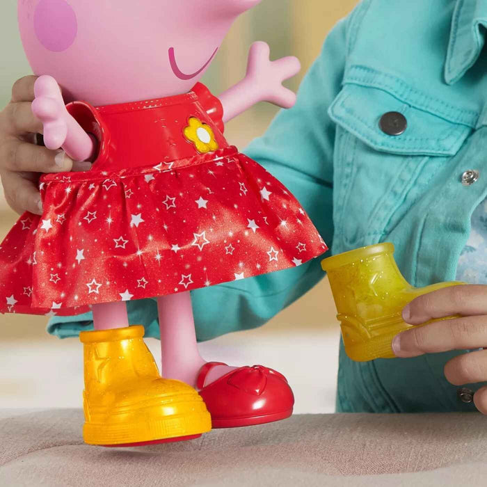 Интерактивна кукла Hasbro Peppa Pig - Muddy Puddles, 30 cm
