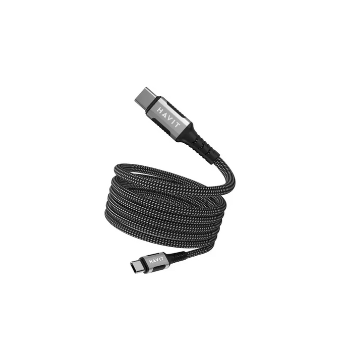 Havit CB6297 - Магнитен кабел USB type C към USB type C 1m