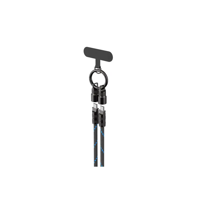 Havit CB6340 - кабел за зареждане 1.2m (черен/син)