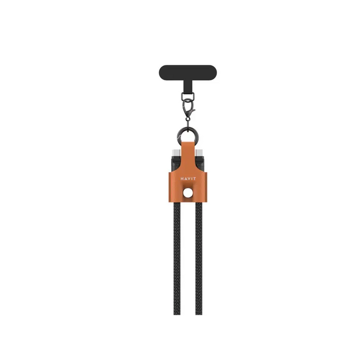 Havit CB6344 - кабел за зареждане 1.2m (черен/сив/кафяв)