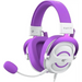 Havit H2002E - геймърски слушалки бели и лилави