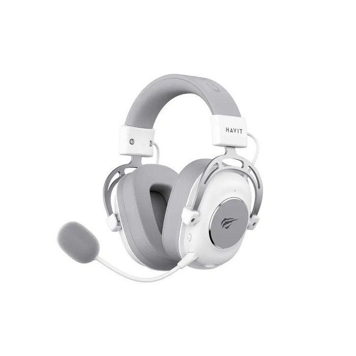 Havit H2002YG - 2.4G геймърски слушалки (бяло и сиво)