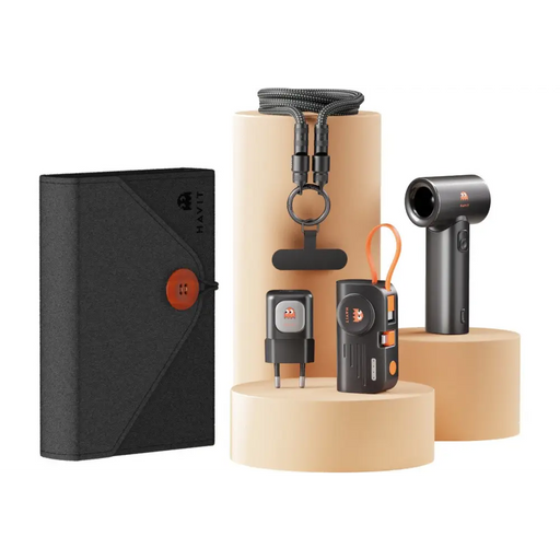 Havit STK011 EU Travel Set - комплект (зарядно за пътуване