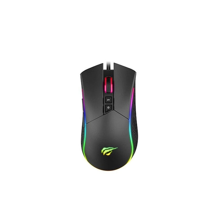 Mysz gamingowa Havit MS1001S V2 (czarno-szara)