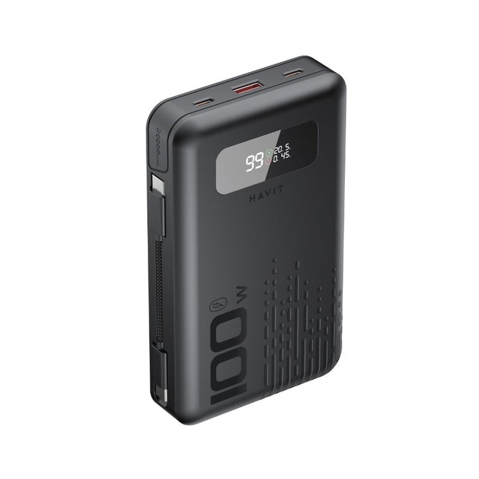 Преносима батерия Powerbank Havit PB5212 20000mAh (черен)