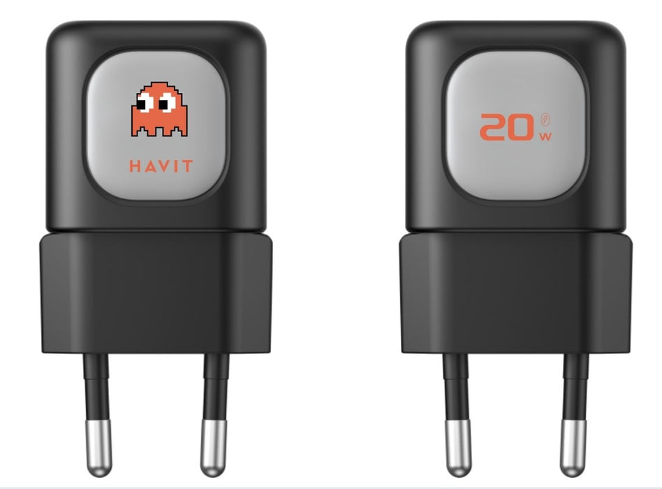Havit STK011 EU Travel Set - комплект (зарядно за пътуване + външна батерия + USB-C кабел + ръчен вентилатор)