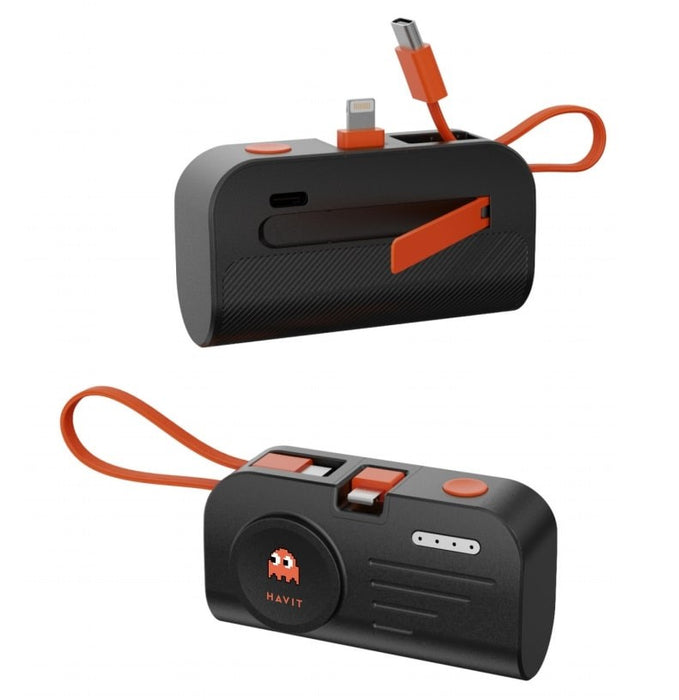 Havit STK011 EU Travel Set - комплект (зарядно за пътуване + външна батерия + USB-C кабел + ръчен вентилатор)