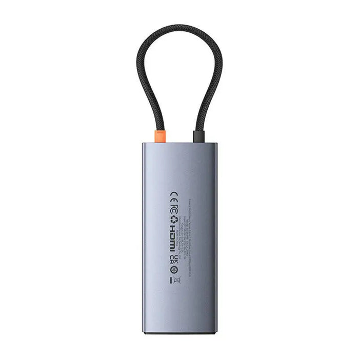 Хъб 6в1 Baseus Metal Gleam 2 Series USB-C към 2xUSB