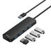 Хъб Baseus UltraJoy Series Lite 15cm USB към USB3.0 х4 черен