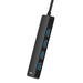 Хъб Baseus UltraJoy Series Lite 2m USB към USB3.0 х4 черен