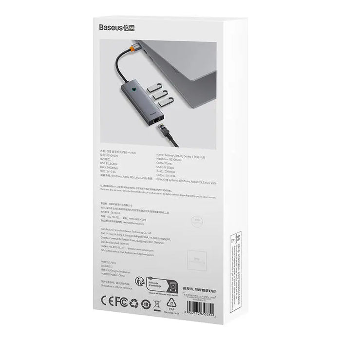 Хъб Baseus UltraJoy Series Lite USB към USB 3.0 х3