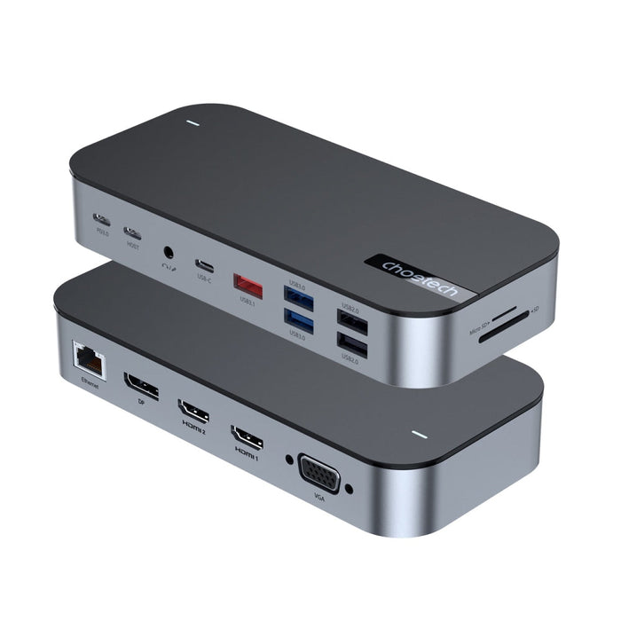Хъб Choetch M52 USB-C към USB-C PD / USB-C / USB-A / HDMI /