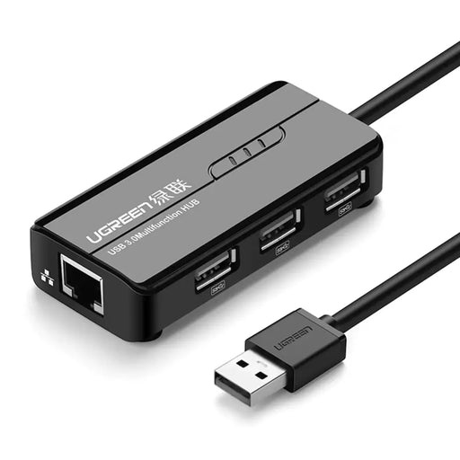 Хъб Ugreen 20264 USB-A към RJ45 10/100Mbps 3x USB-A