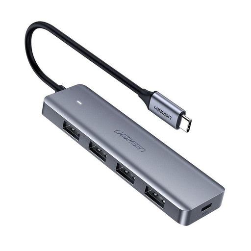 Хъб Ugreen USB Type-C към 4x USB 3.2 Gen 1х USB-C сив (CM219