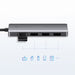 Хъб Ugreen USB Type-C към 4x USB 3.2 Gen 1х USB-C сив (CM219