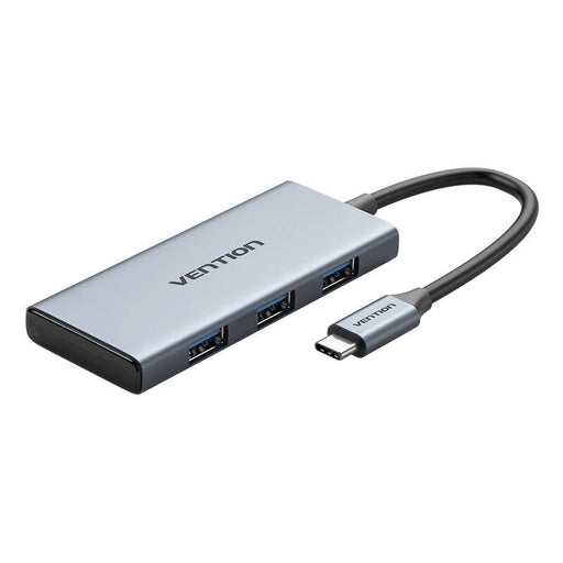 Хъб Vention TOOHB USB-C към HDMI 3x USB 3.0 SD TF 0.15m сив