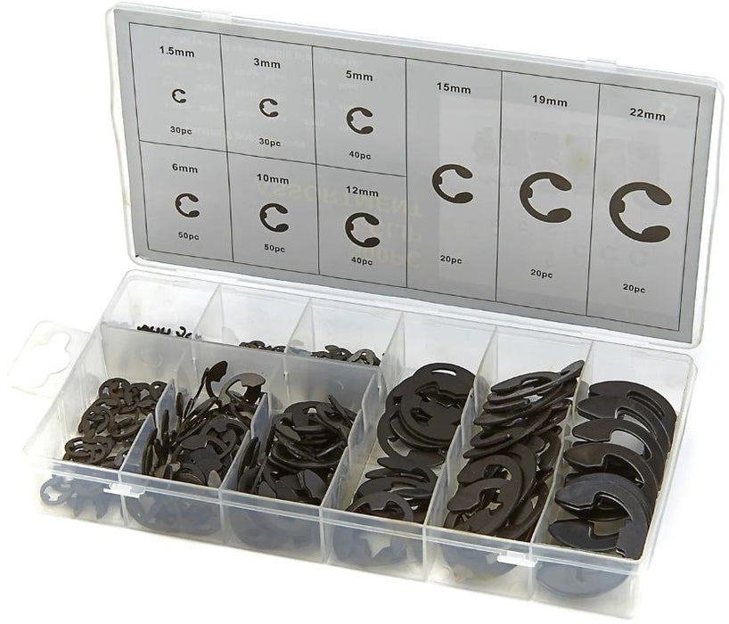 Комплект зегерки HBM - 4053 E-Clip, 300 броя