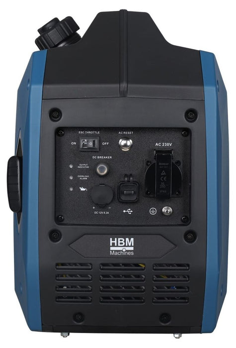 Инверторен бензинов генератор HBM - H135225, 2000 W, 79.7 cm³