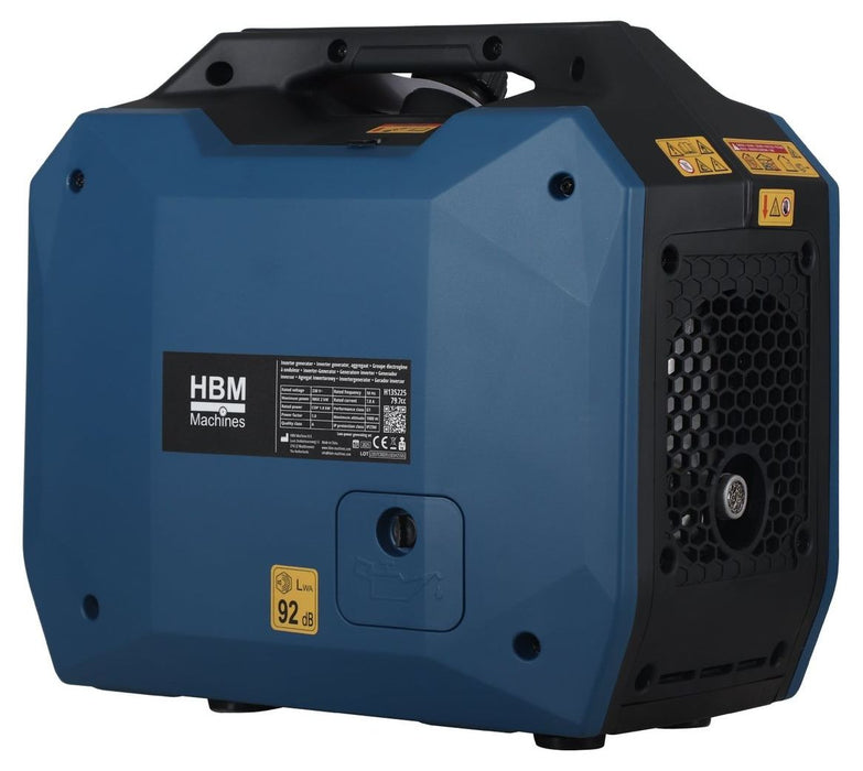 Инверторен бензинов генератор HBM - H135225, 2000 W, 79.7 cm³