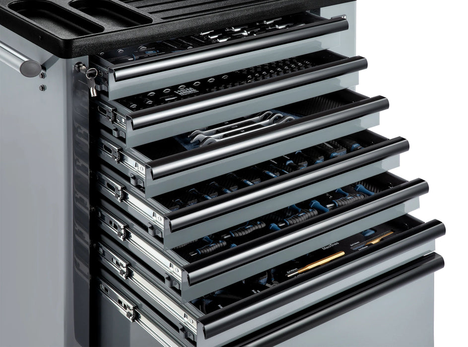 Количка с инструменти HBM - H136054, 245 части, 7 чекмеджета
