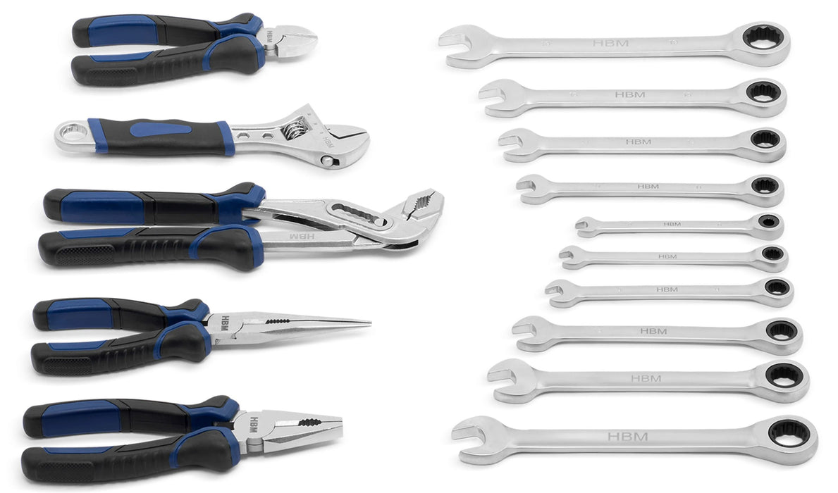 Мобилен куфар с инструменти HBM - H135939, 238 части