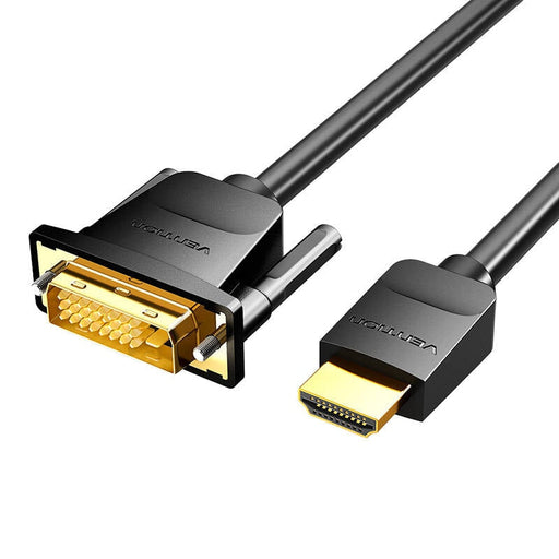 HDMI към DVI кабел Vention ABFBF 1m черен