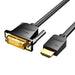 HDMI към DVI кабел Vention ABFBJ 5m черен
